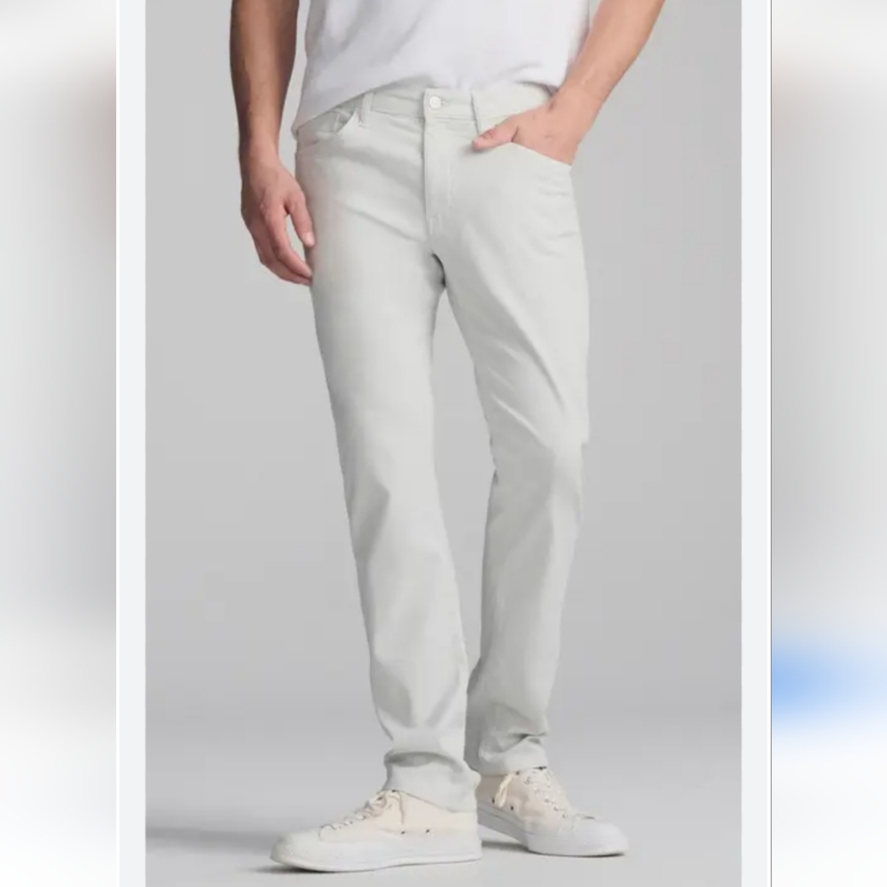 True Religion Rocco Relaxed Men's Skinny White Jeans